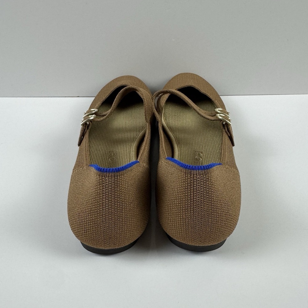 Rothy's Women's The Double Buckle Size 7 Java Chip Wellignton Mary Jane - Picture 4 of 6